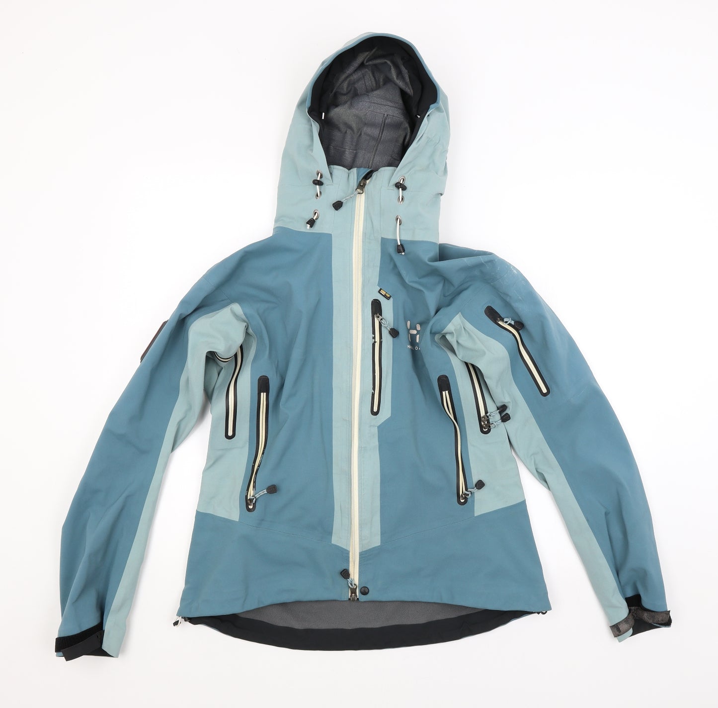 Haglöfs Womens Blue   Rain Coat Coat Size L