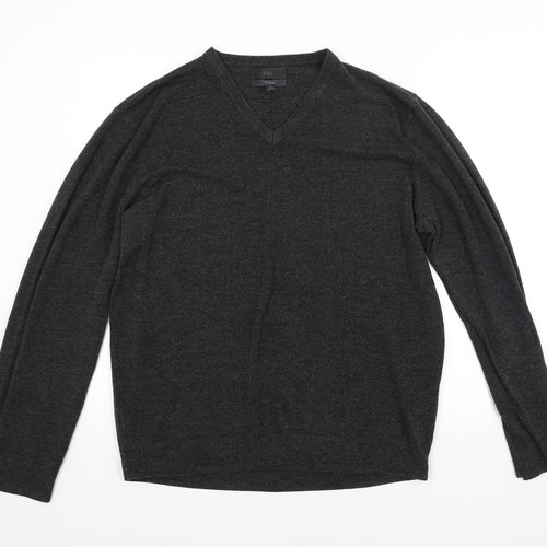 M&S Womens Grey   Pullover Jumper Size 2XL