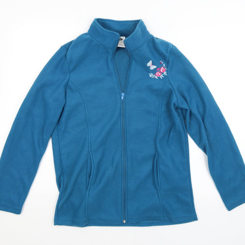 Preworn Womens Blue   Full Zip Sweatshirt Size S