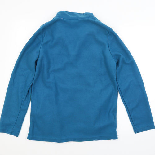 Preworn Womens Blue   Full Zip Sweatshirt Size S