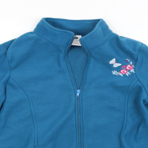 Preworn Womens Blue   Full Zip Sweatshirt Size S