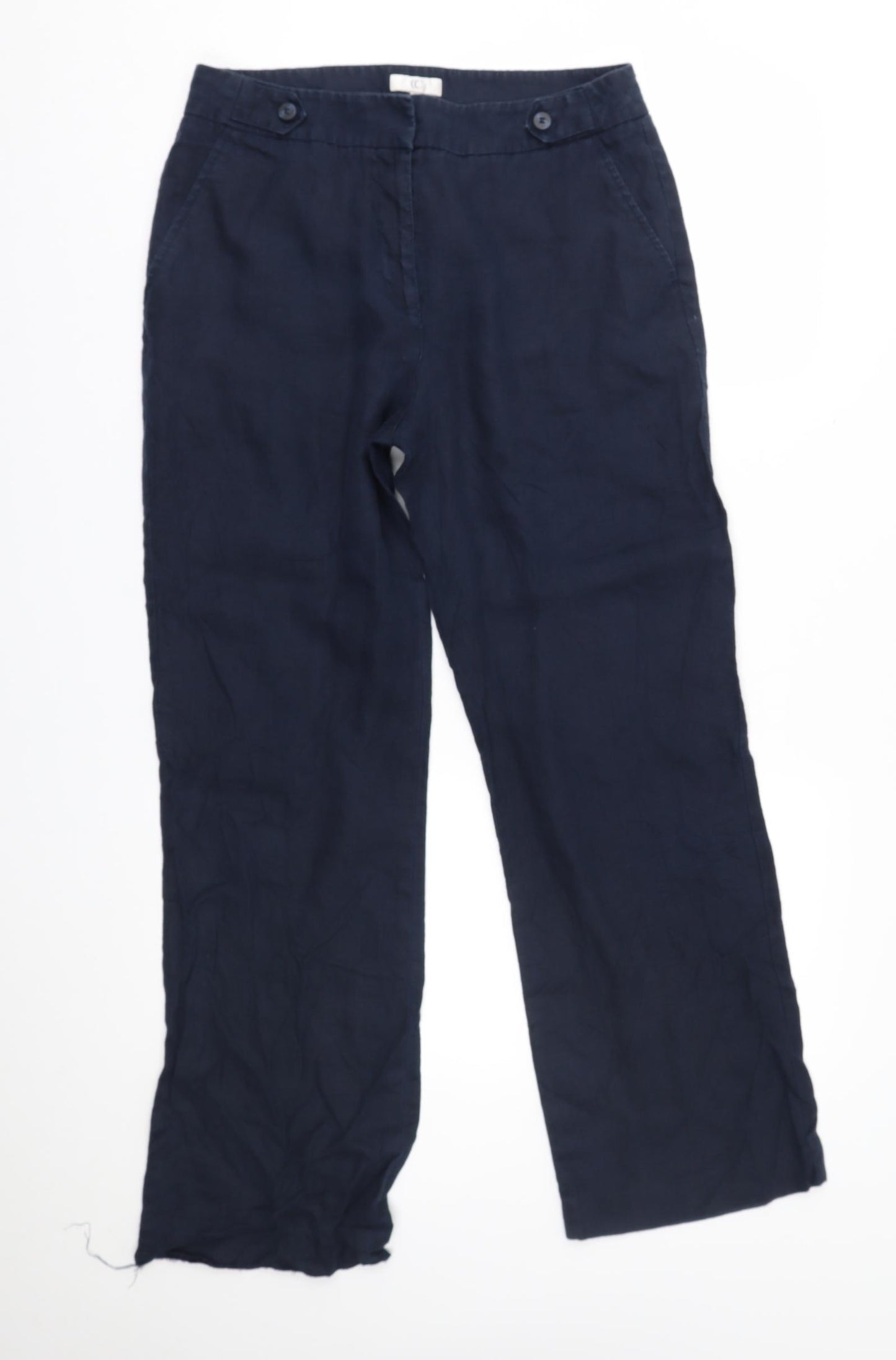 CC Womens Blue   Chino Trousers Size 12 L28 in