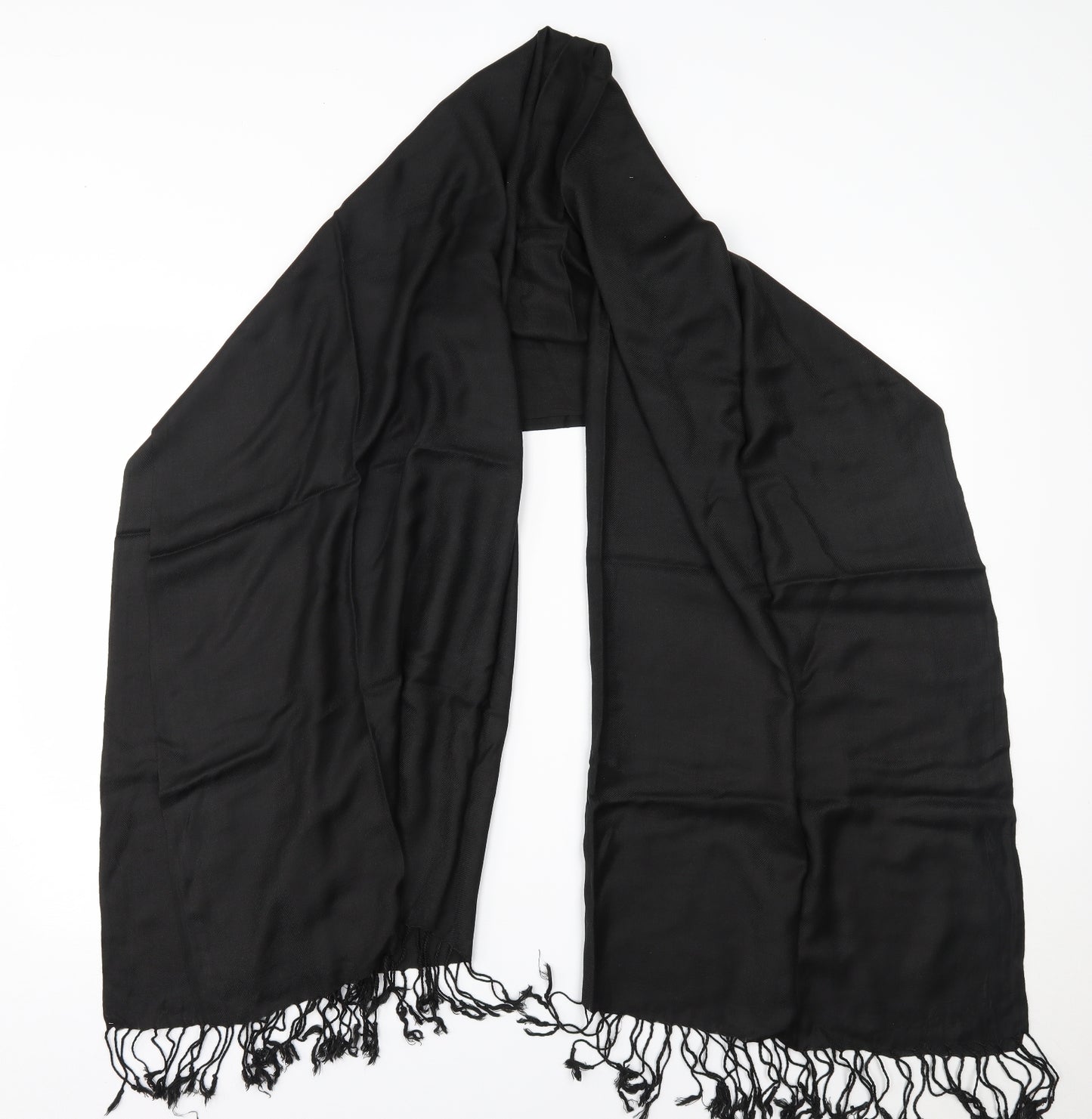 Preworn Womens Black    Scarf