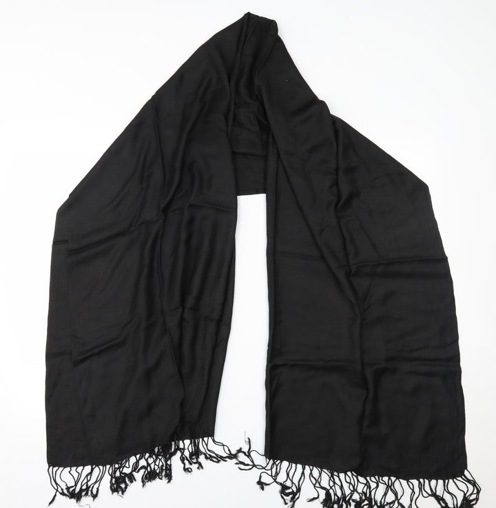 Preworn Womens Black    Scarf