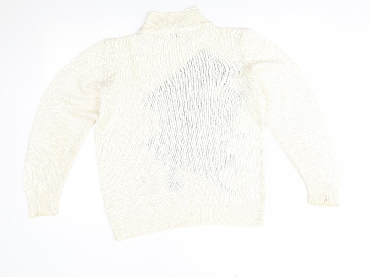 Emreco Womens Ivory   Pullover Jumper Size 8