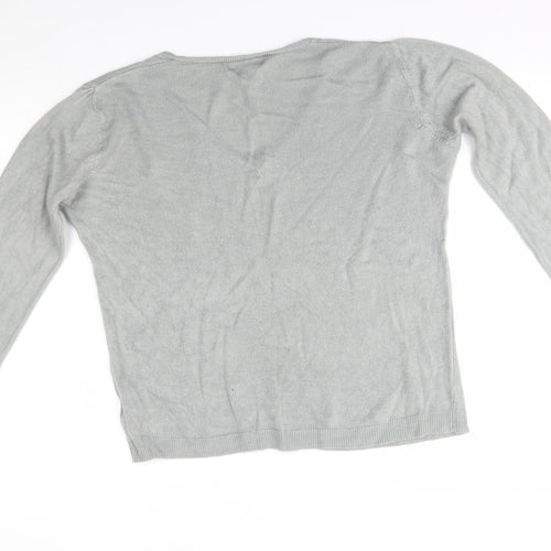 Primark Womens Grey   Pullover Jumper Size L