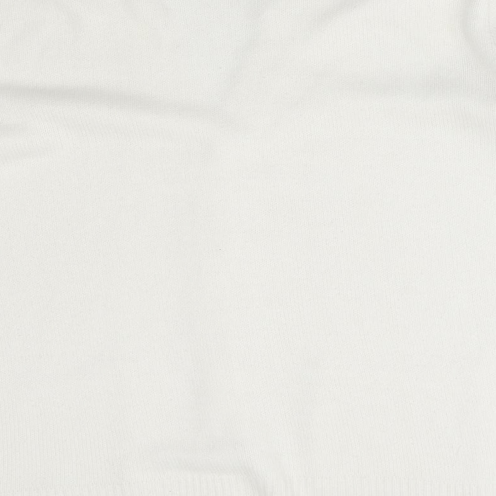 Damart Womens White   Cardigan Jumper Size 18