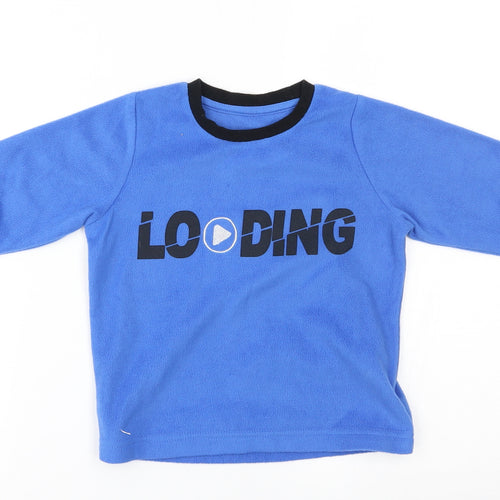 Matalan Boys Blue   Pullover Jumper Size 5 Years