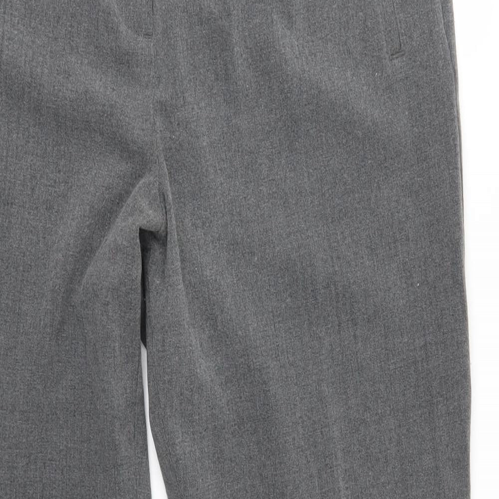 M&S Womens Grey    Suit Trousers Size 14 L30 in