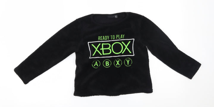 Primark Boys Black Pyjama Top Size 7-8 Years - xbox, loungewear