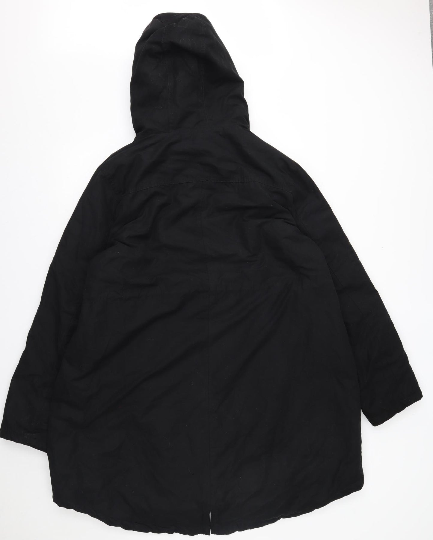 Yours Womens Black   Parka Coat Size 20