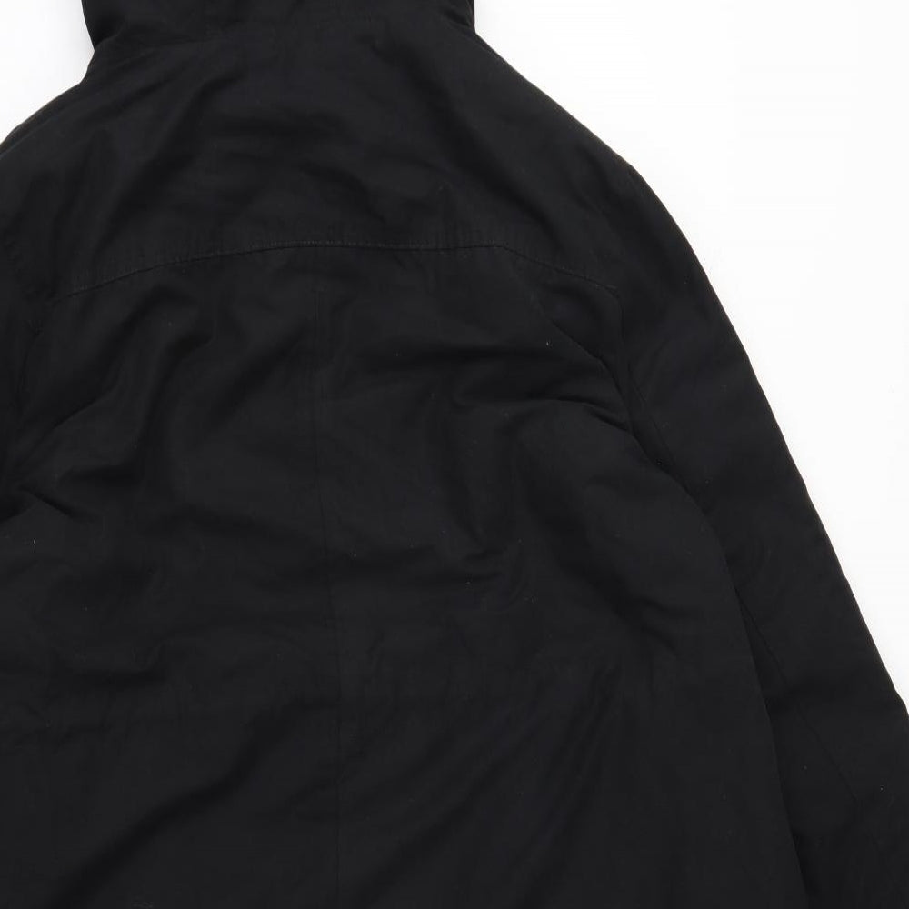 Yours Womens Black   Parka Coat Size 20