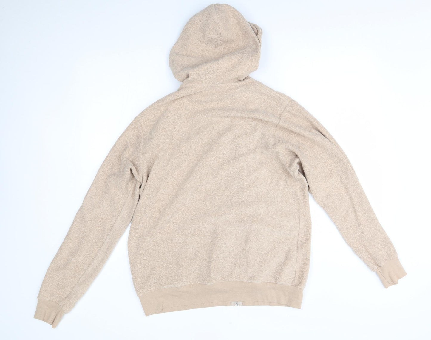 Hemlock Mens Beige   Full Zip Hoodie Size M