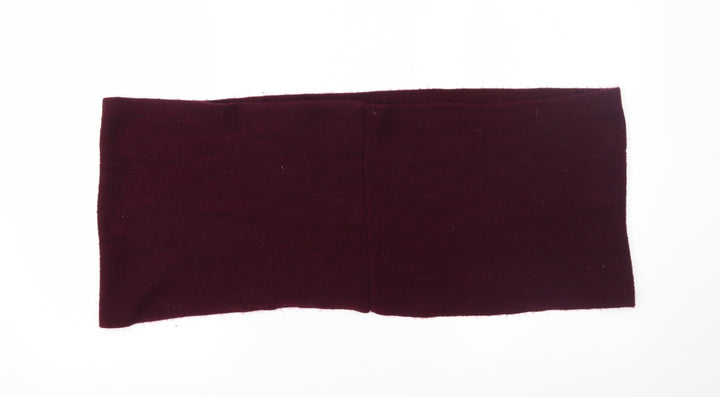 Preworn Womens Red Scarf - infinity scarf