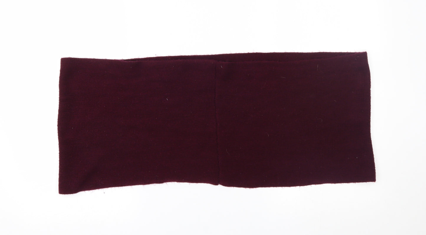 Preworn Womens Red    Scarf   - infinity scarf