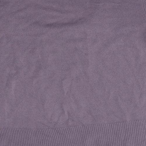 M&Co Womens Purple   Pullover Jumper Size L