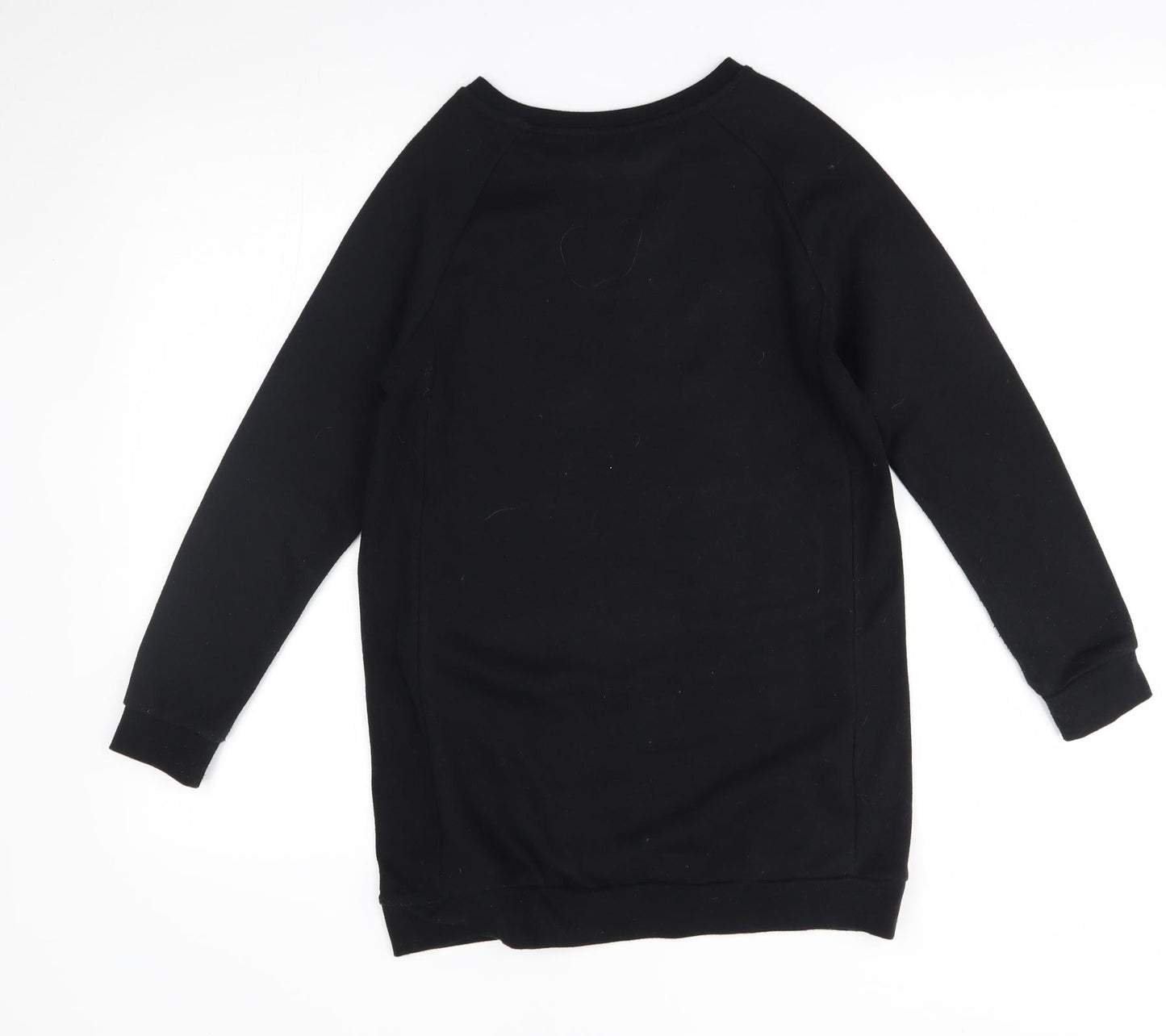 F&F Girls Black   Tunic Jumper Size 10-11 Years  - unicorn