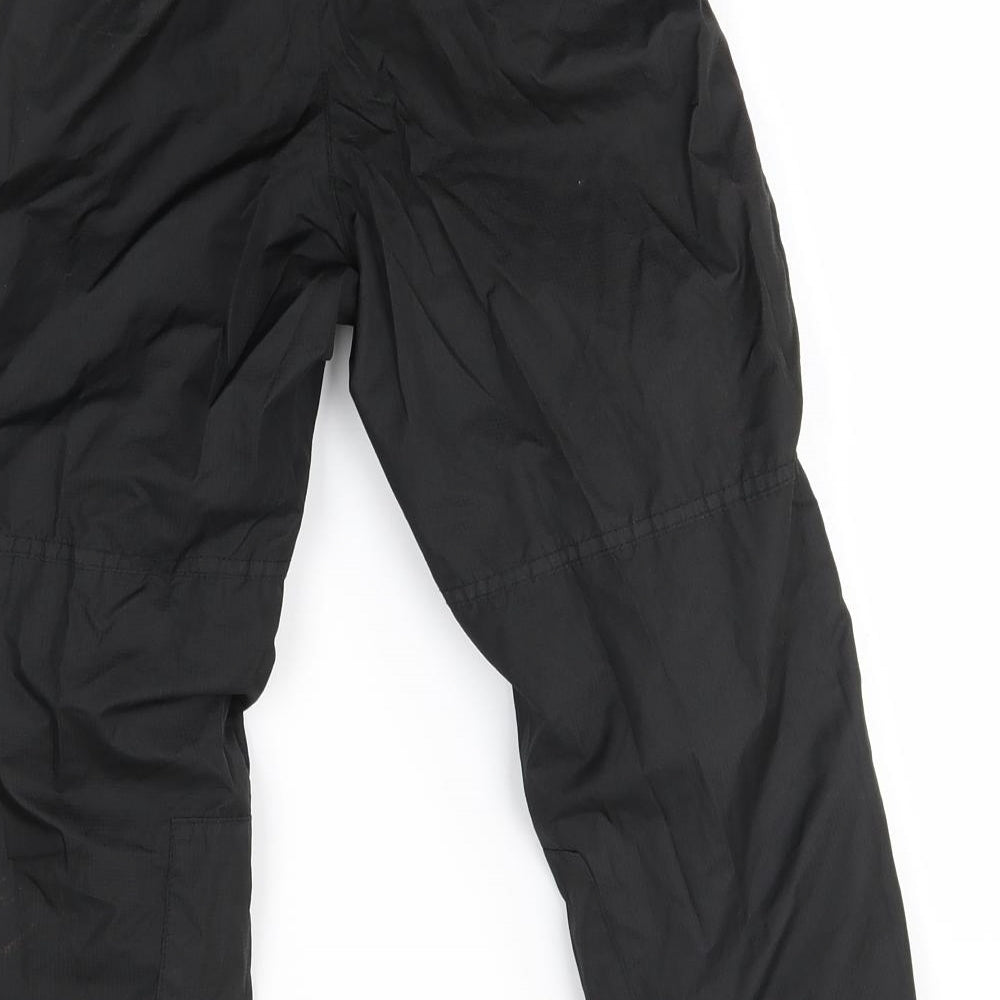 Mountain Warehouse Boys Black   Rain Trousers Trousers Size 5-6 Years