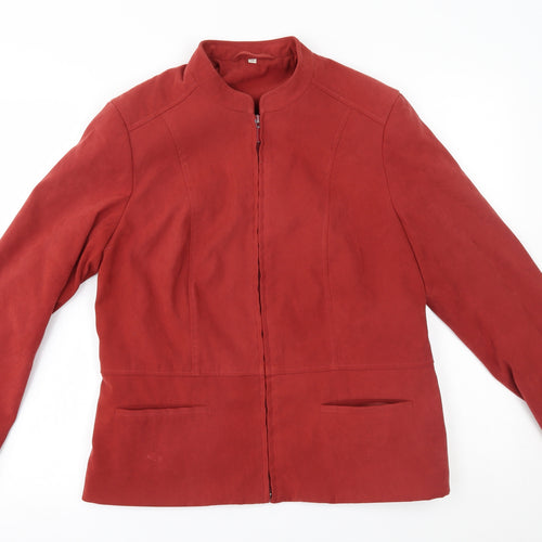 EWM Womens Red   Jacket  Size 14