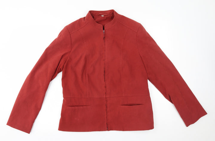 EWM Womens Red Jacket Size 14
