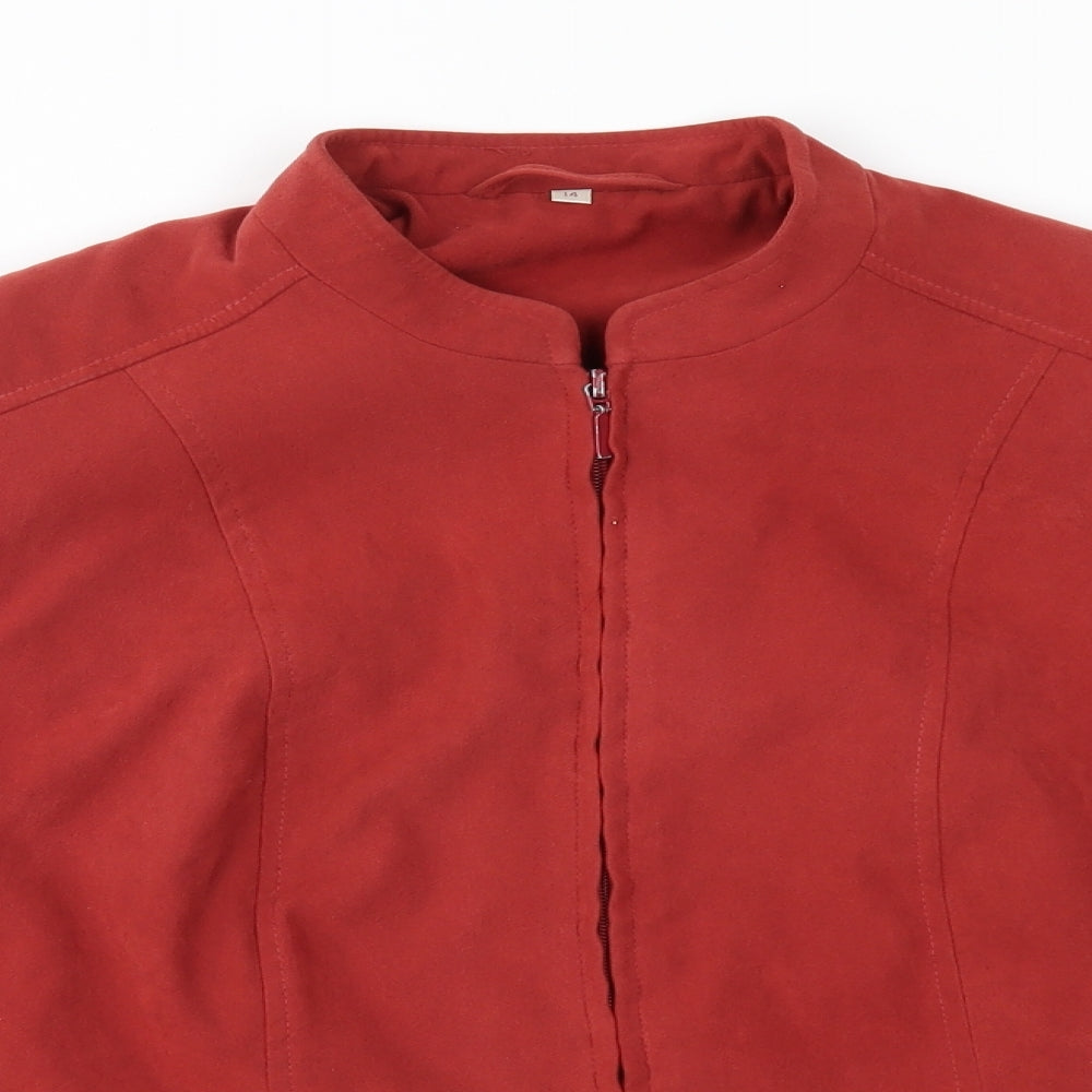 EWM Womens Red   Jacket  Size 14