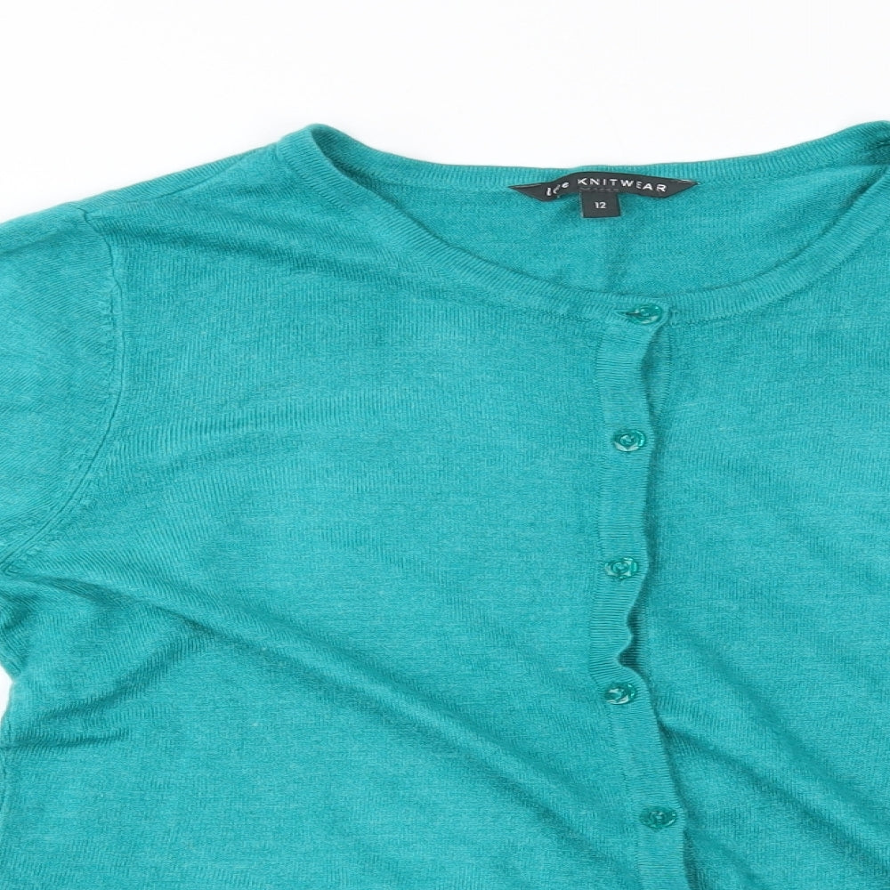 bonmarche Womens Blue   Cardigan Jumper Size 12