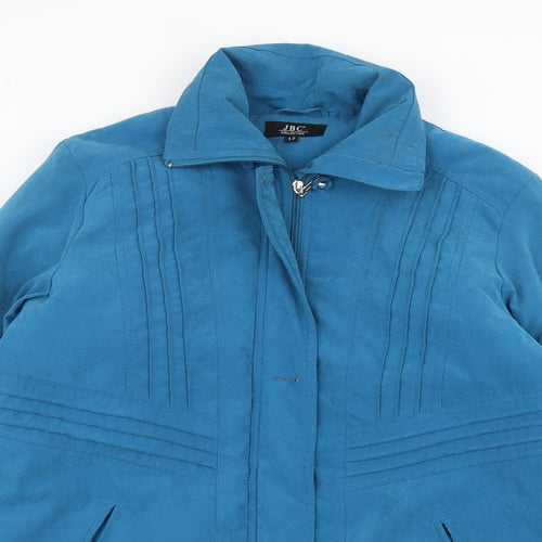 JBC Womens Blue   Overcoat Coat Size 12