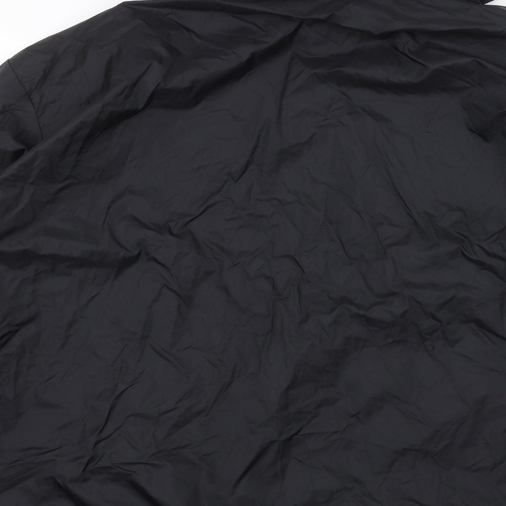 Preworn Mens Black   Rain Coat Coat Size XL
