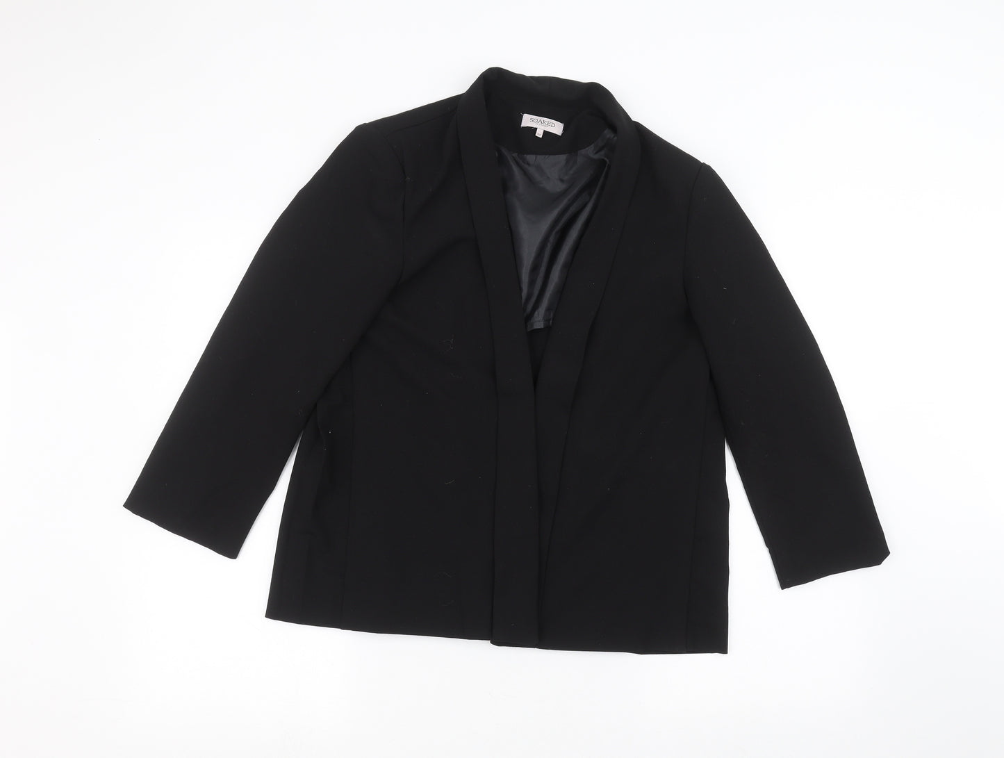 Soaked in Luxury Womens Black   Jacket  Size 12