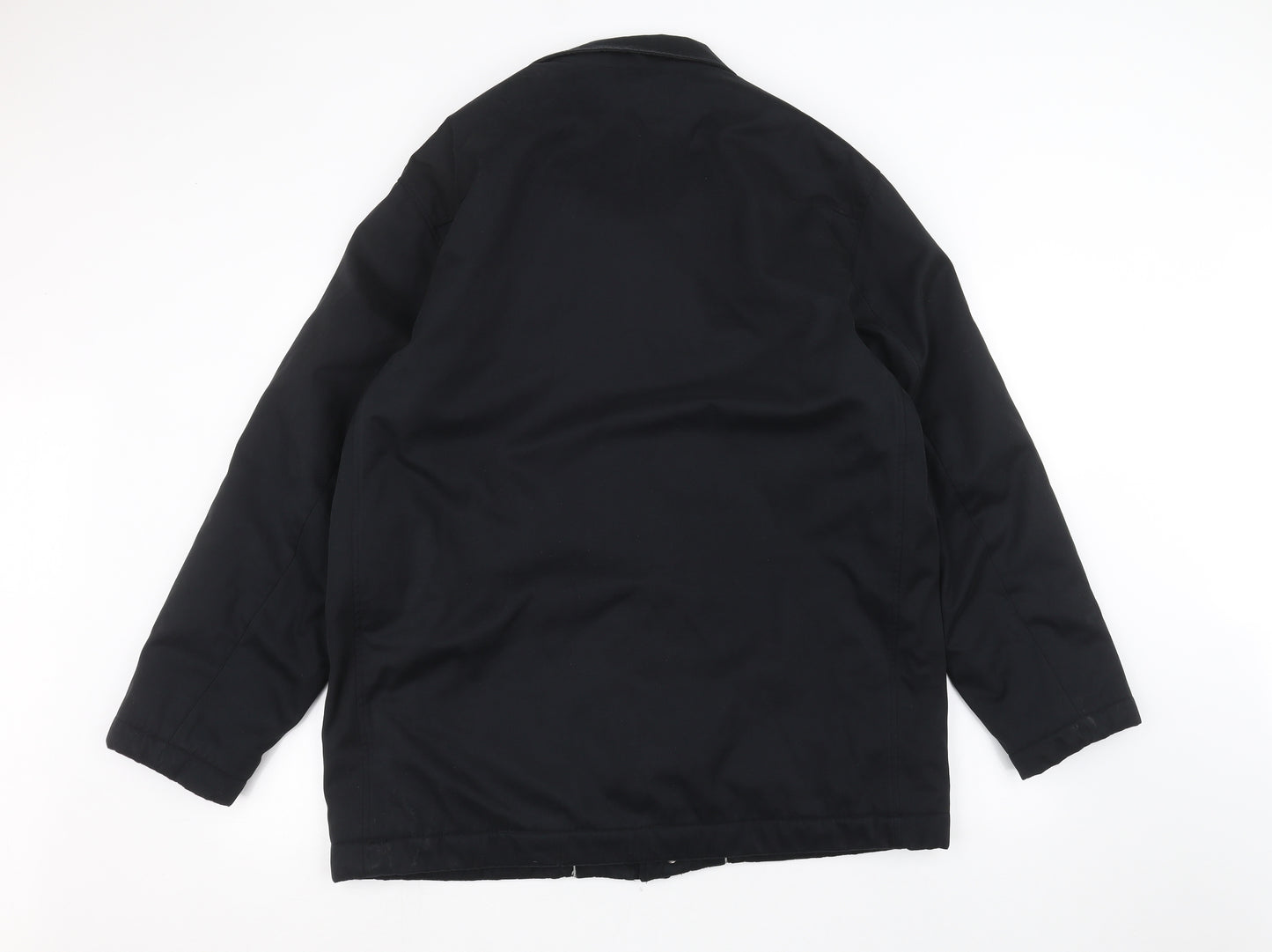 Tom english Mens Black   Pea Coat Coat Size M