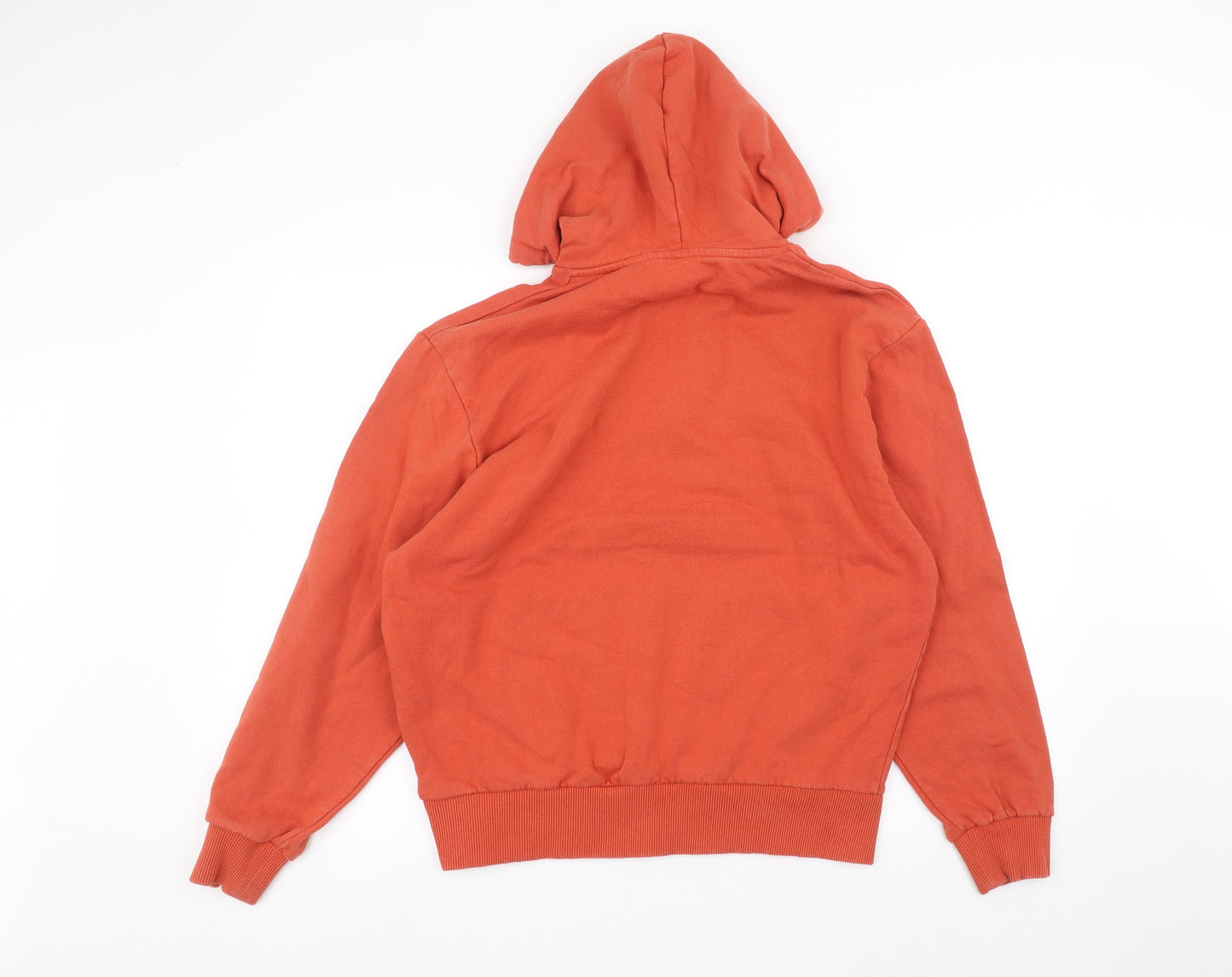 COLLUSION Mens Orange   Pullover Hoodie Size S