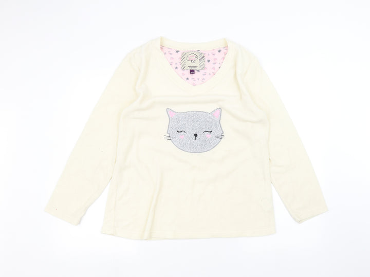 Love To Dream Womens White Pullover Jumper Size 12