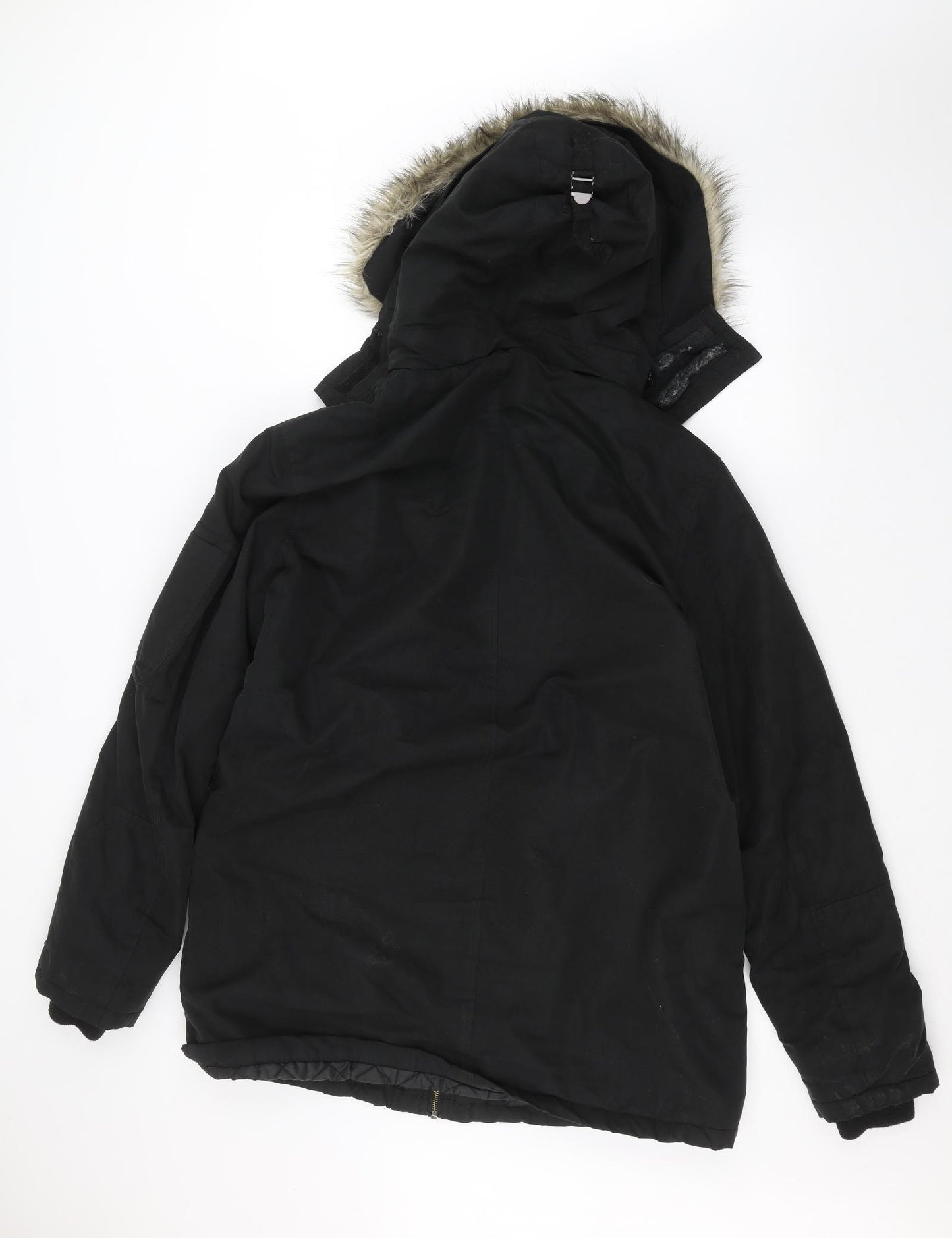 French Connection Mens Black   Parka Coat Size M