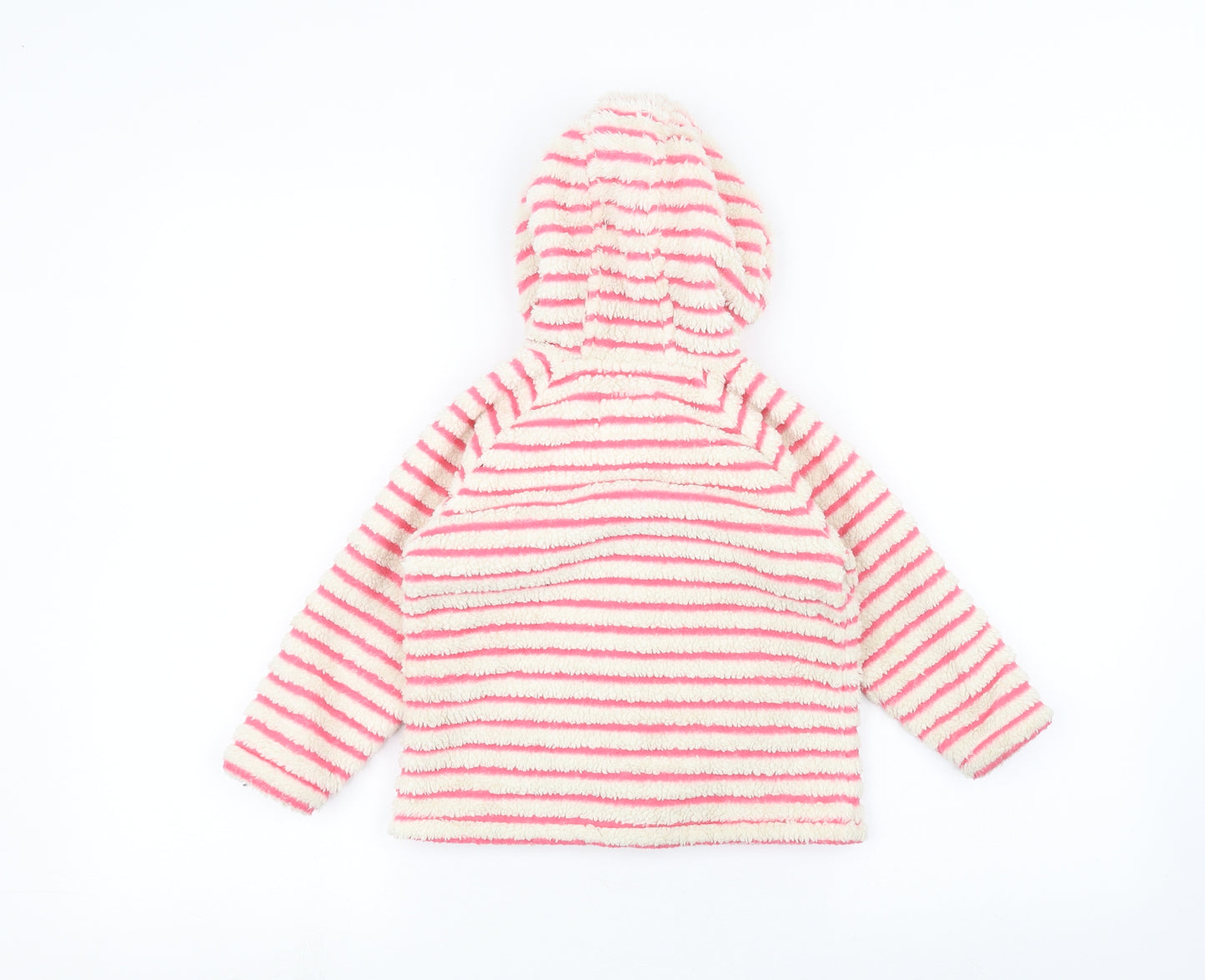 NEXT Girls White Striped  Jacket  Size 2-3 Years