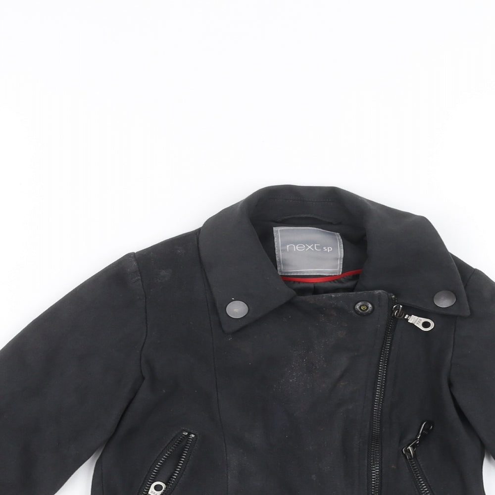 NEXT Girls Black   Jacket  Size 3 Years