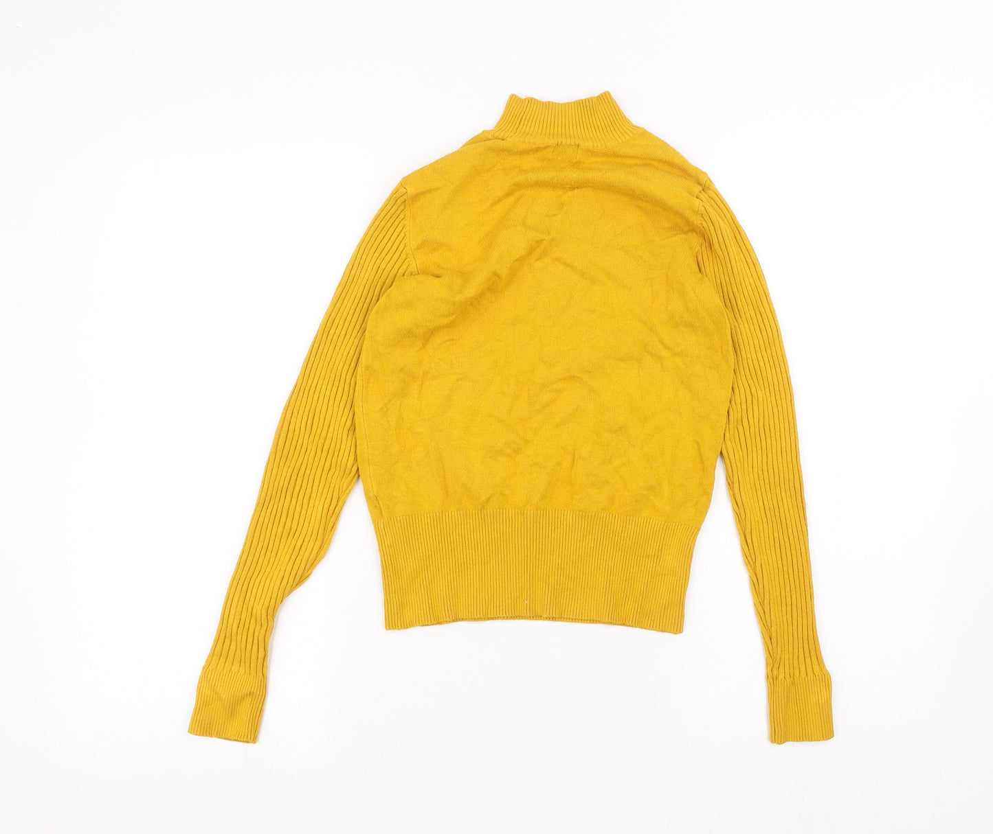 River Island Womens Yellow   Basic T-Shirt Size 10