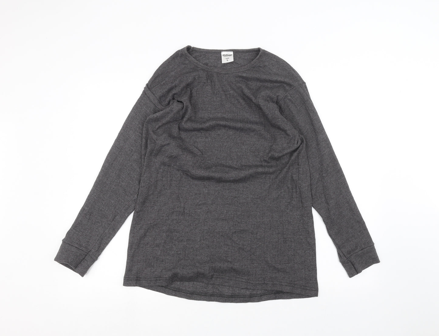 HeatSaver Womens Black   Basic T-Shirt Size L
