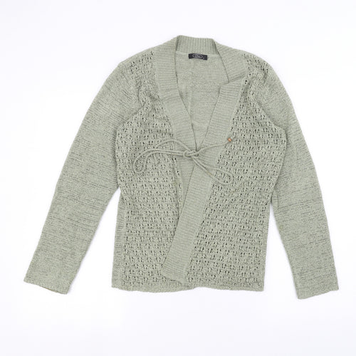 BM Womens Green   Cardigan Jumper Size S