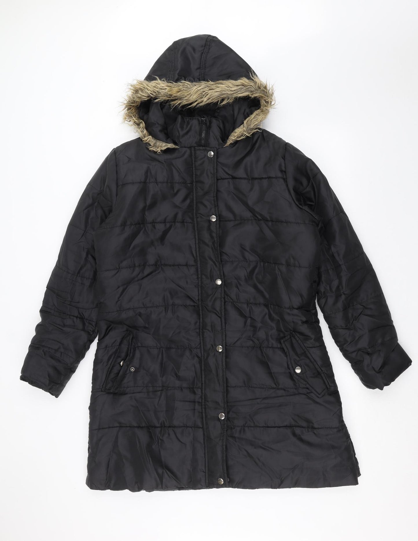 ESMARA Womens Black   Parka Coat Size 20