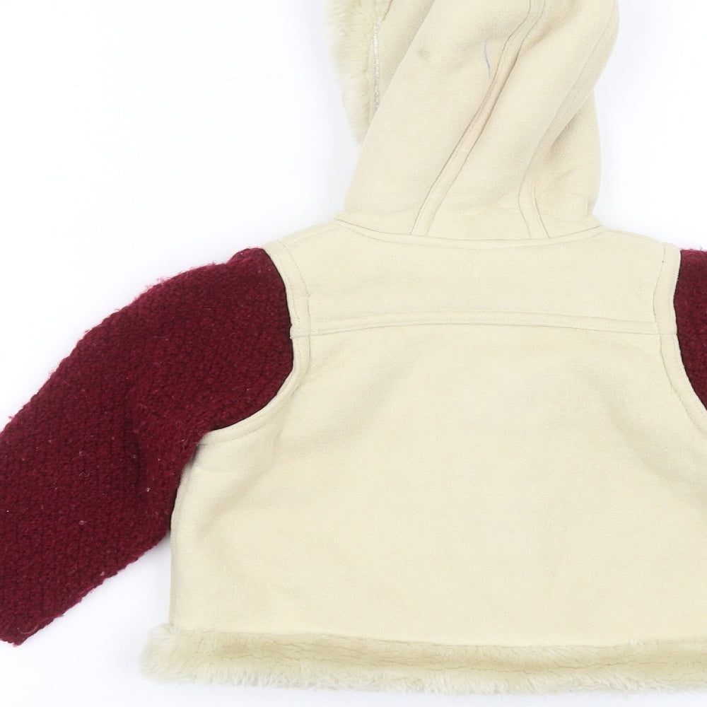 st bernard Baby White   Jacket  Size 9-12 Months