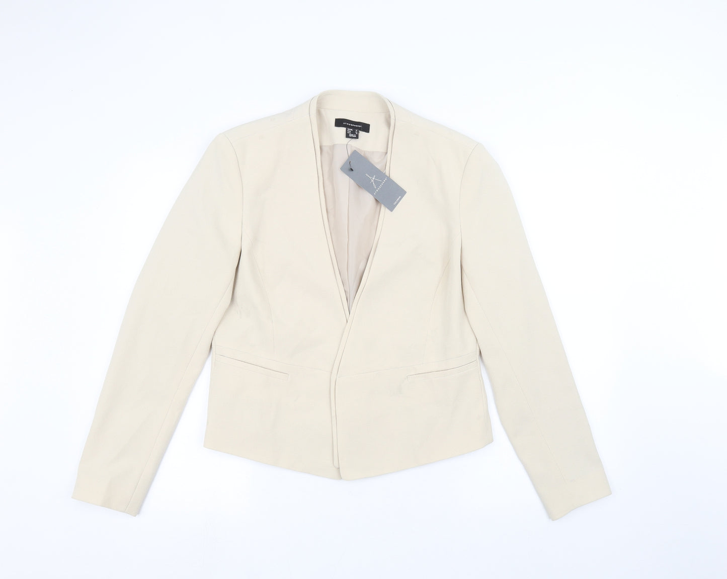 Atmosphere Womens White   Jacket  Size 14