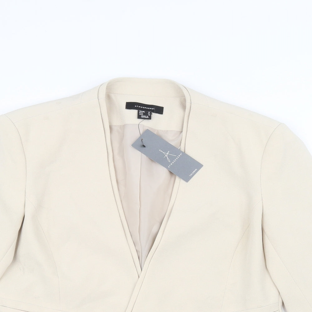 Atmosphere Womens White   Jacket  Size 14