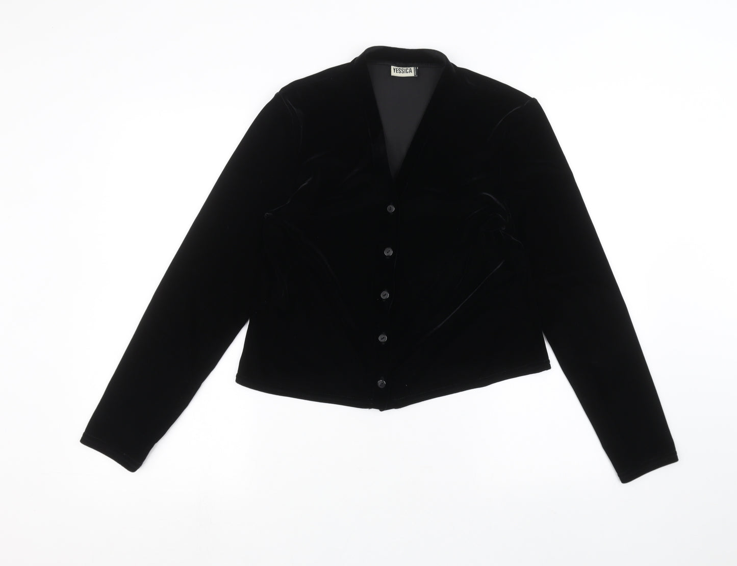 Yessica Womens Black   Cardigan Jumper Size 12