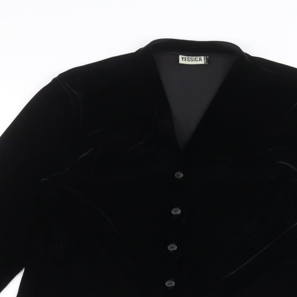 Yessica Womens Black   Cardigan Jumper Size 12