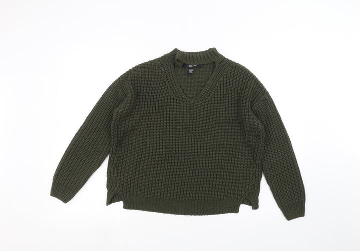 New Look Girls Green   Pullover Jumper Size 12-13 Years
