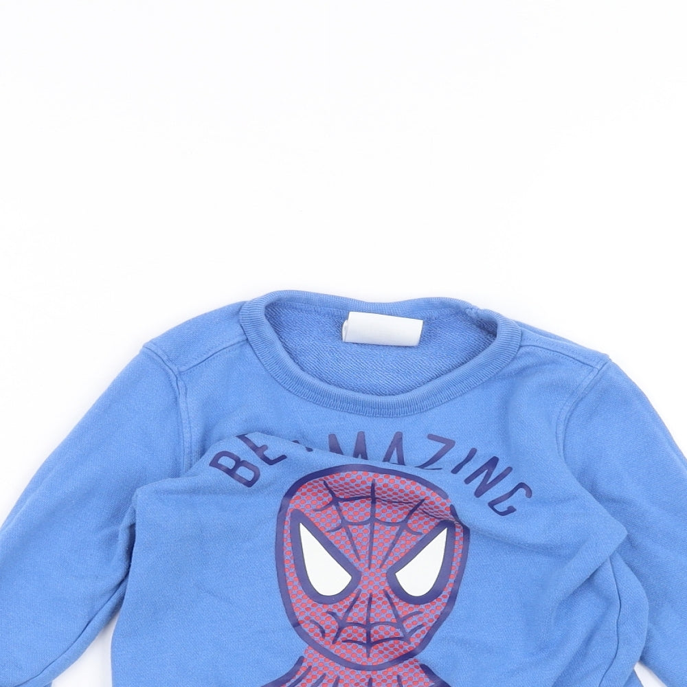 Gap Boys Blue   Pullover Jumper Size 2 Years  - Marvel