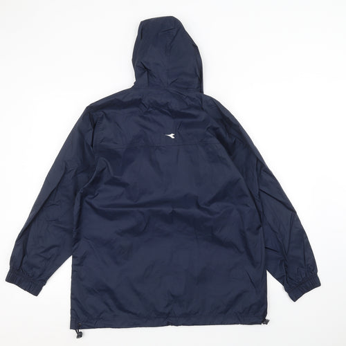 Diadora Boys Blue   Rain Coat Coat Size 12-13 Years