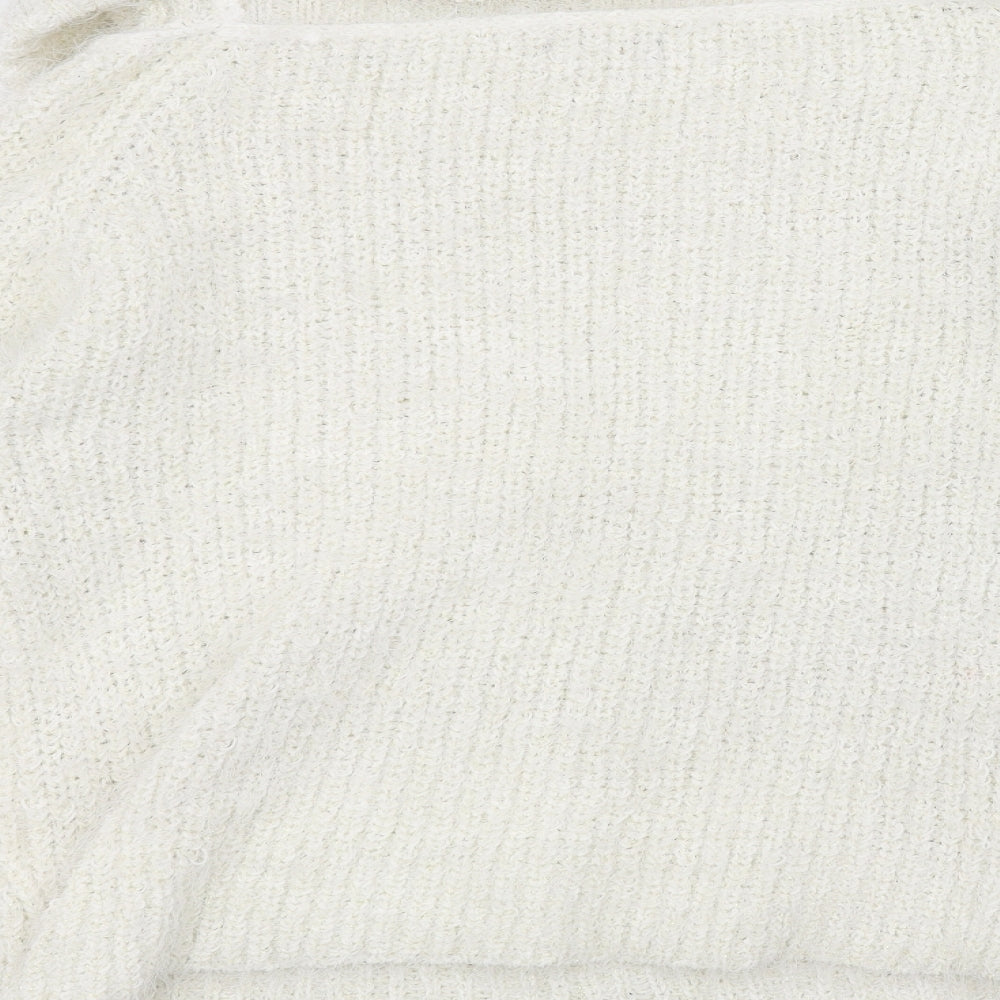 Preworn Womens White   Pullover Jumper Size L