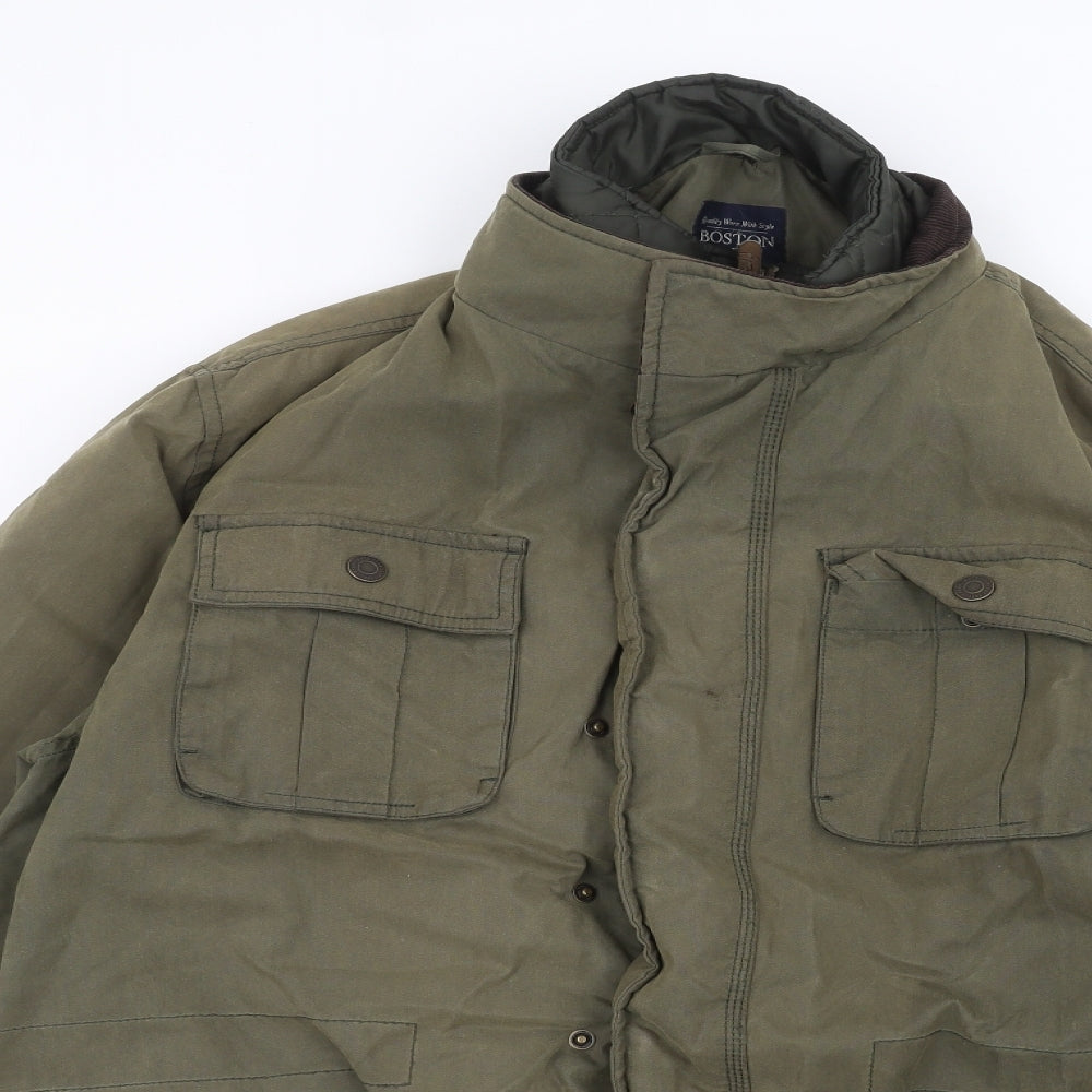 Boston crew Mens Green   Jacket  Size L