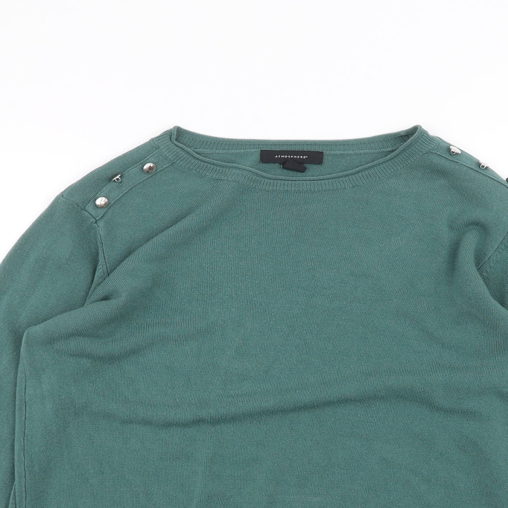 Atmosphere Womens Green   Basic T-Shirt Size 14